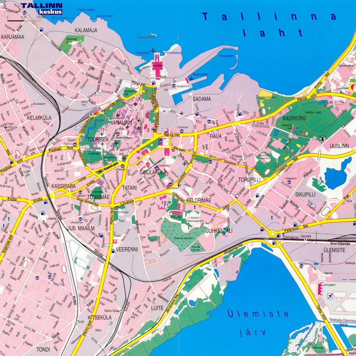 mappa di tallinn, Estonia 